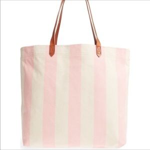 NWT Madewell Canvas Striped Tote